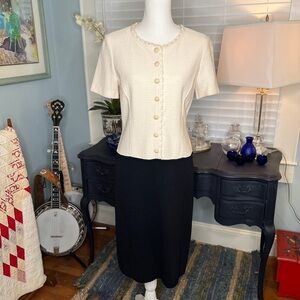 NWT St. John Collection Wool Blend Dress Size 6